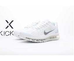 Nike Air Max 2013 White Metallic Slver