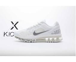 Nike Air Max 2013 White Metallic Slver