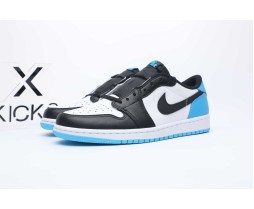 Jordan 1 Retro Low OG Black Dark Powder Blue
