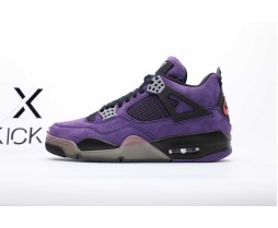 Jordan 4 Retro Travis Scott Purple (Friends and Family)