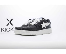 A Bathing Ape Bape Sta Low #3 Line White Black