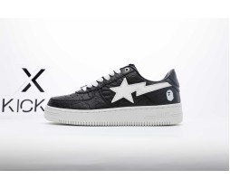 A Bathing Ape Bape Sta Low #3 Line White Black