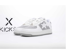 A Bathing Ape Bape Sta Gray White