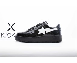 A Bathing Ape Bape Sta #2 Black Patent