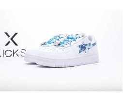 A Bathing Ape Bape Sta Low ABC Camo White Blue (2025)