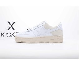 A Bathing Ape Bape Sta Low Cream White