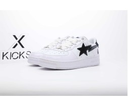 A Bathing Ape Bape Sta #2 White Patent