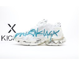 Balenciaga Runner Graffiti White Blue