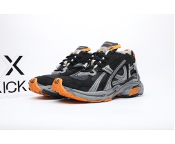 Balenciaga Runner Worn-Out Black Fluo Orange