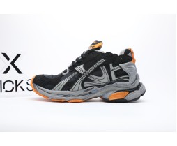 Balenciaga Runner Worn-Out Black Fluo Orange