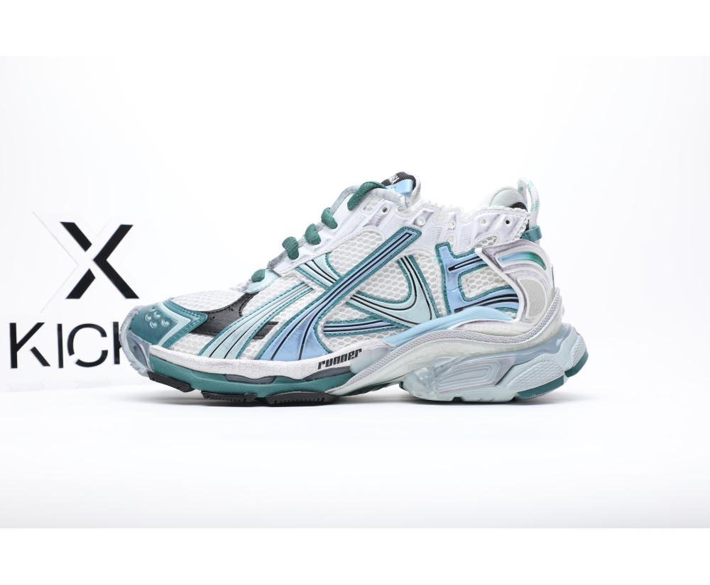 Balenciaga Runner Blue and White