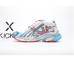Balenciaga Runner Blue and White pink