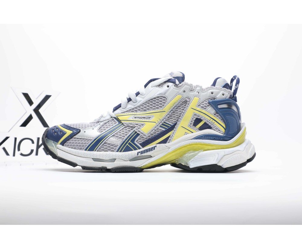 Balenciaga RunnerWhite Blue Yellow Grey Black