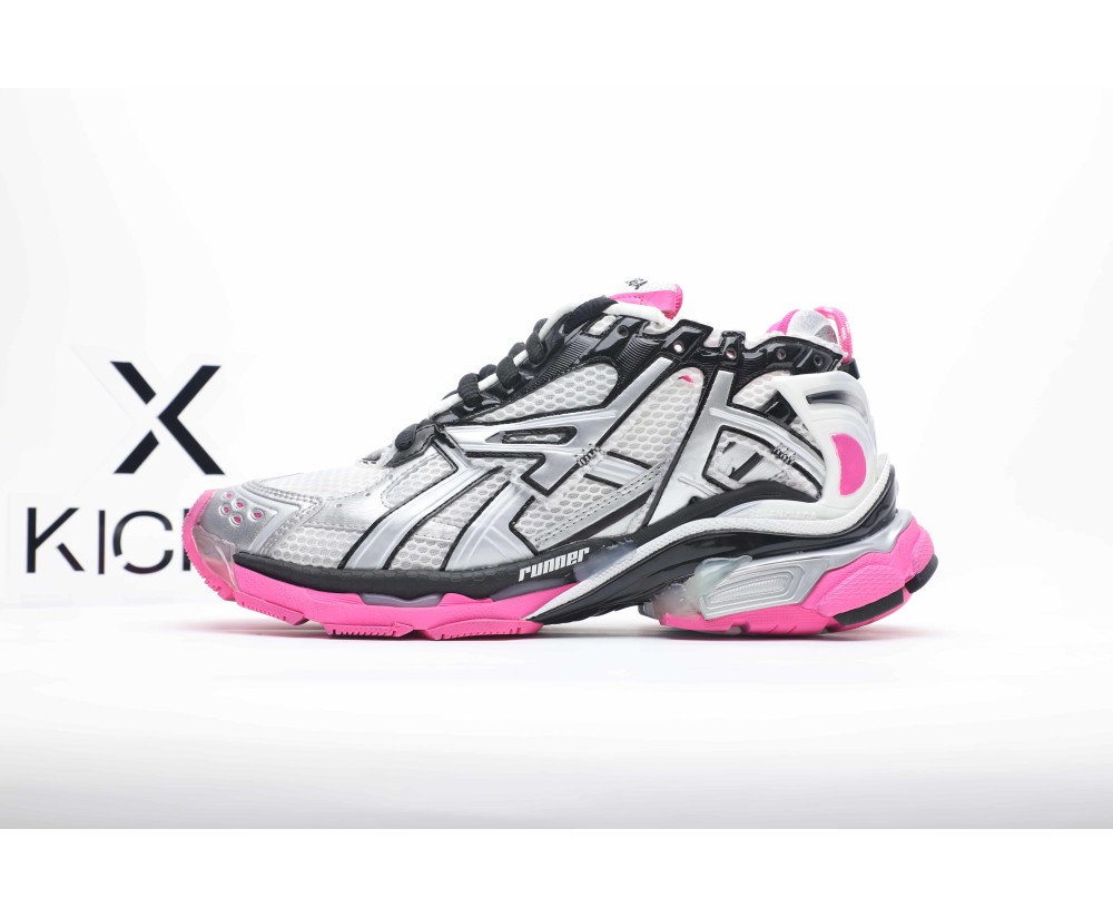 Balenciaga RunnerSliver Black Fluo Pink