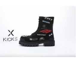 Balenciaga Combat Strike Canvas Black