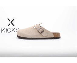 Birkenstock Boston Soft Footbed Oiled Leather Khaki