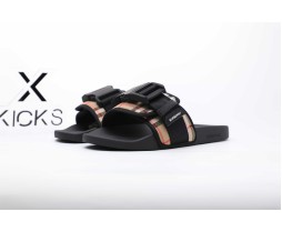 Burberry Cameron Clip Sandal Beige Black