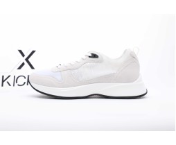 Dior B25 Runner White Oblique Suede