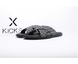 Dior Alias Sandals Black Oblique