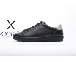 Gucci Ace Perforated Interlocking G Black