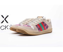 Gucci Screener GG Pink Suede 