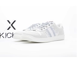 Gucci Screener GG white Suede