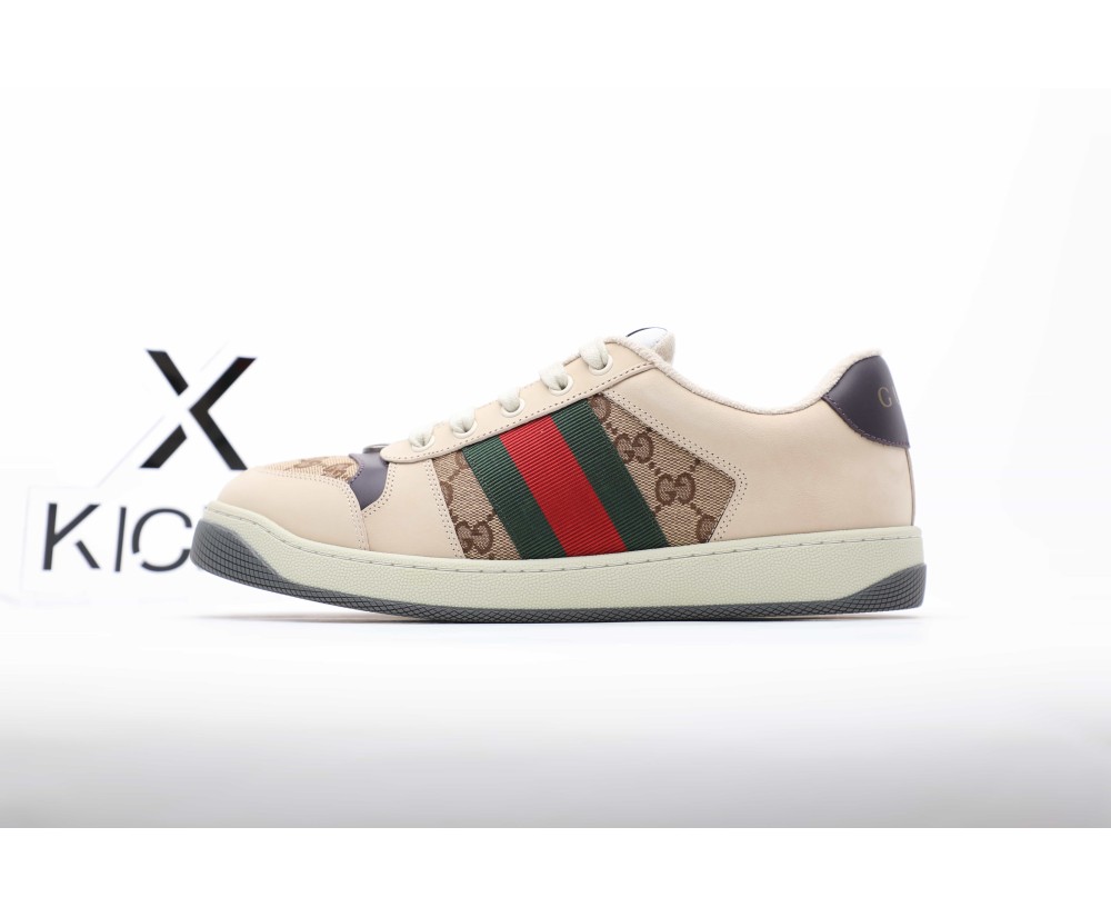 Gucci Screener Beige Ebony GG Canvas