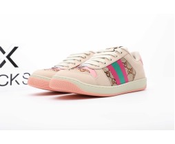 Gucci Screener GG White Pink Brown