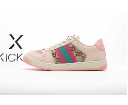 Gucci Screener GG White Pink Brown
