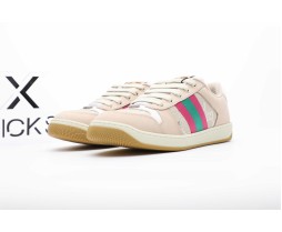 Gucci Screener Cream Leather 