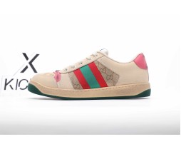 Gucci Screener Leather Sneaker Brown