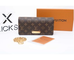 Louis Vuitton Wallet On Chain Lily Monogram