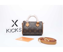 Louis Vuitton Nano Speedy Monogram Canvas Brown