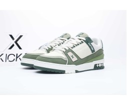 Louis Vuitton LV Trainer Green White