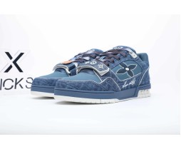 Louis Vuitton LV Trainer Denim Blue
