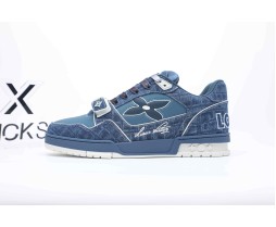 Louis Vuitton LV Trainer Denim Blue