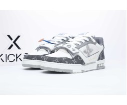 Louis Vuitton LV Trainer White Grey Black
