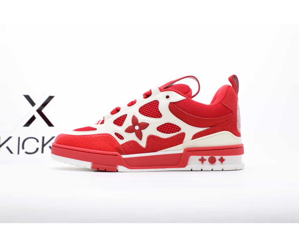 Louis Vuitton LV Skate Sneaker Red White