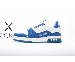 Louis Vuitton Trainer No.54 White Blue