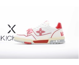 Louis Vuitton Trainer Red Mesh