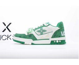 Louis Vuitton Trainer Green White