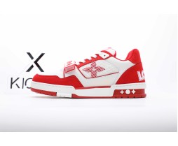 Louis Vuitton Trainer Red White