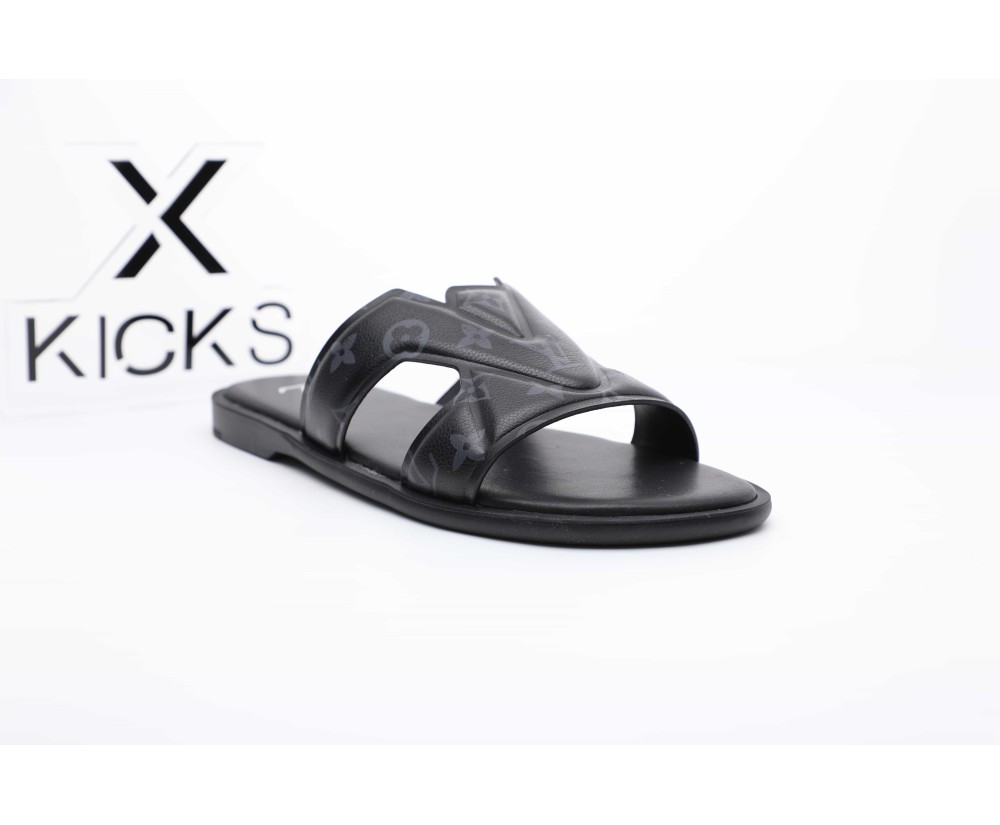 Louis Vuitton Oasis Sandal Black Gray