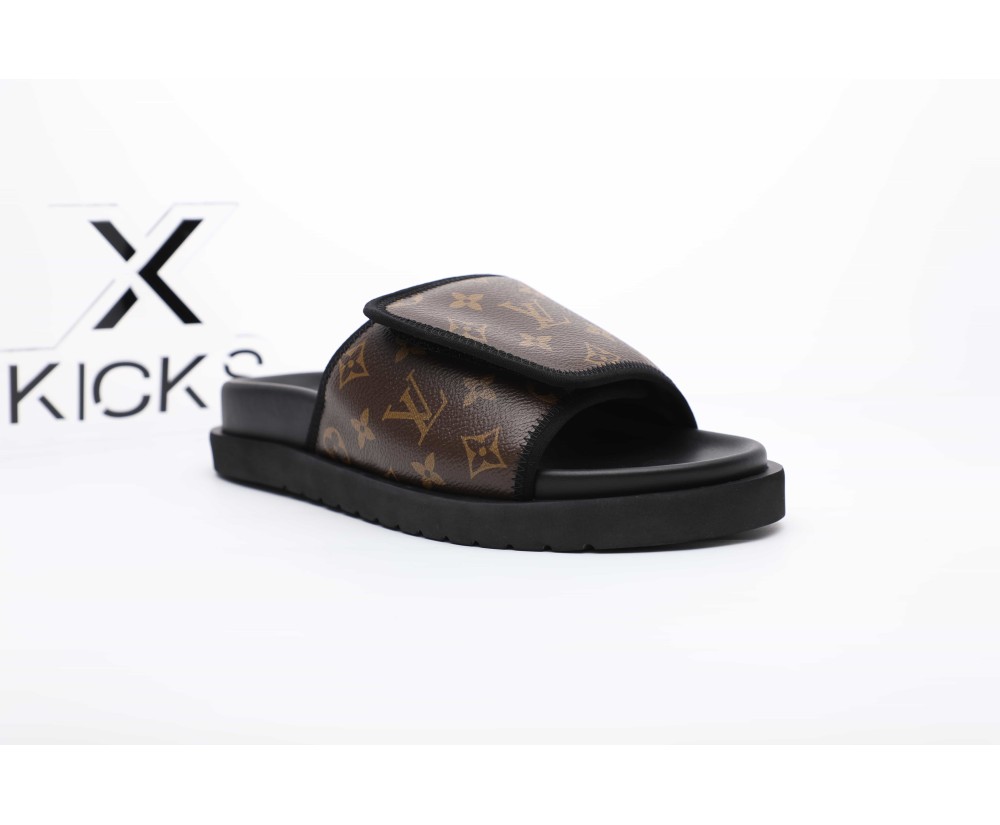 Louis Vuitton Sandal Black Brown