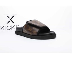 Louis Vuitton Sandal Black Brown