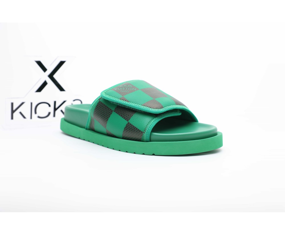 LV Sandal Green Black