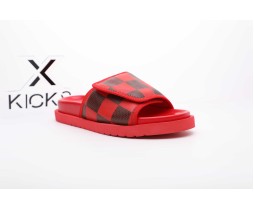 Louis Vuitton Sandal Red Black