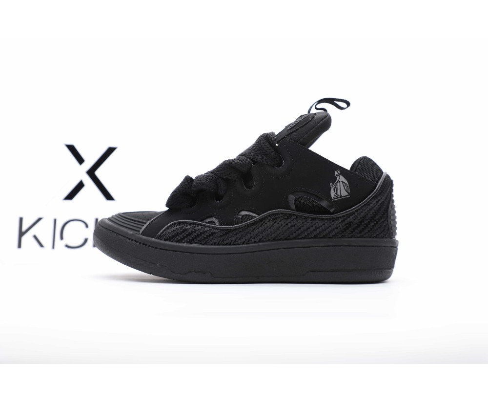Lanvin Leather Curb All Black