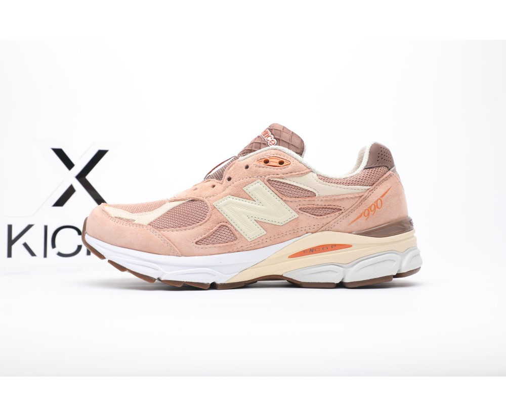 New Balance 990v3 MiUSA size? Exclusive Orange Cream