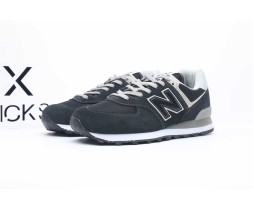 New Balance 574 Black White